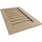 Ekena Millwork Timberthane Knotty Pine Vertical Faux Wood Non-Functional Gable Vent, Primed Tan, 34"W x 21"H GVURVE34X21DKPPR - alternate 5